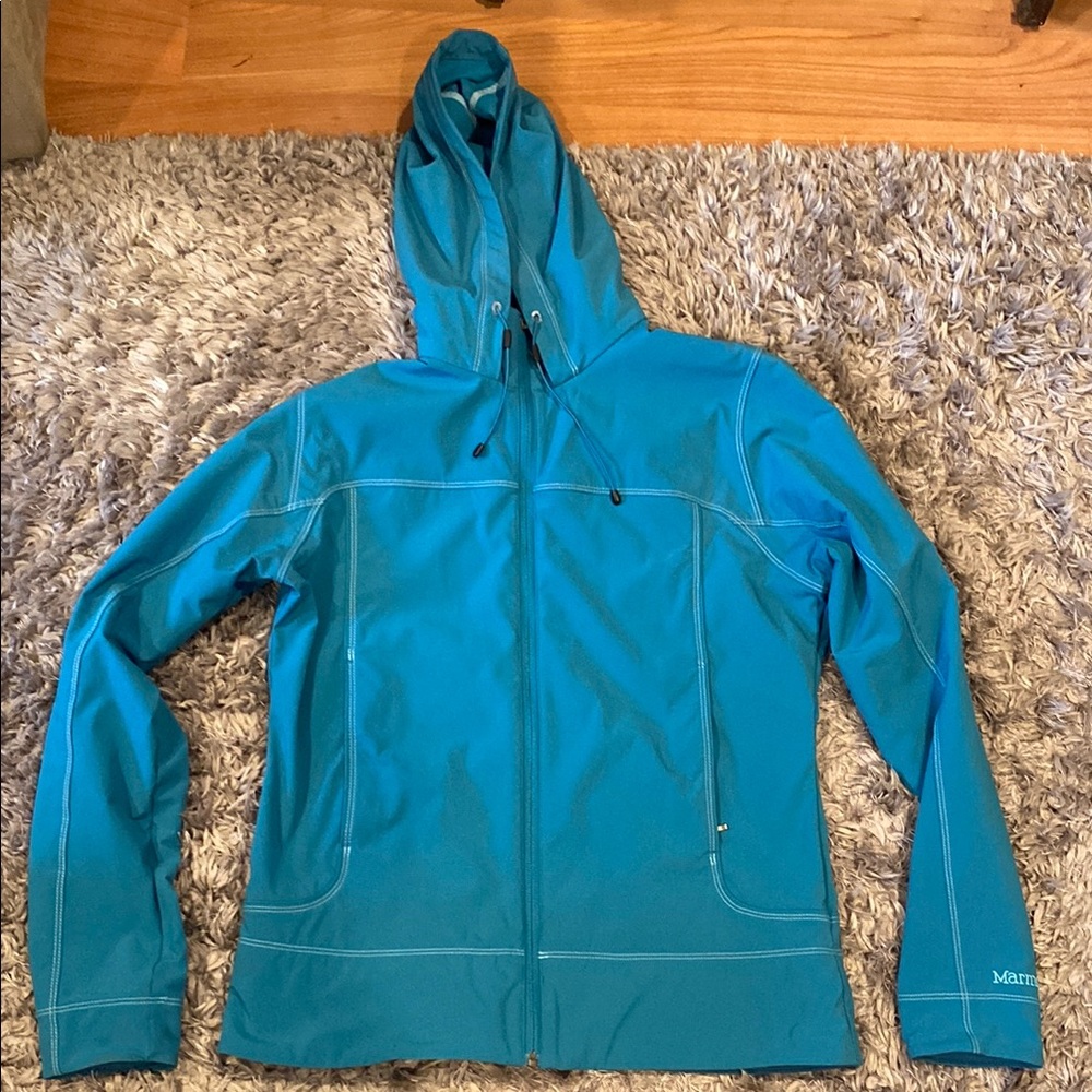 Marmot Blue Hooded Jacket